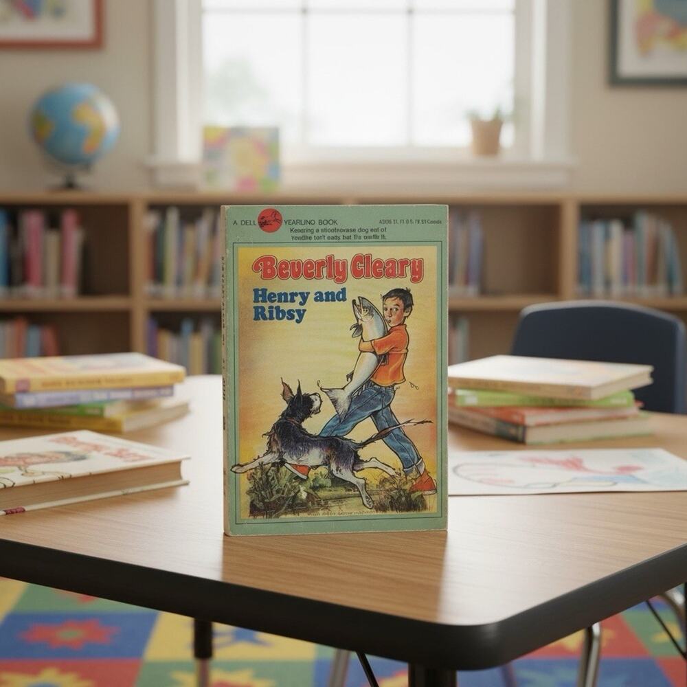 Vintage A Dell Yearling Book Beverly Cleary Henry and Ribsy